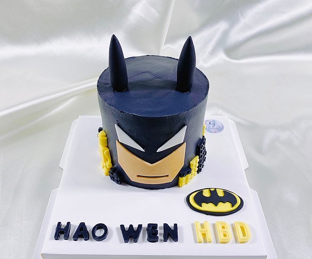Batman theme cake# Family cake decorating #12 - YouTube
