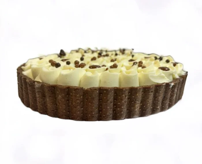 French duo chocolate tart, best chocolate dessert in dubai